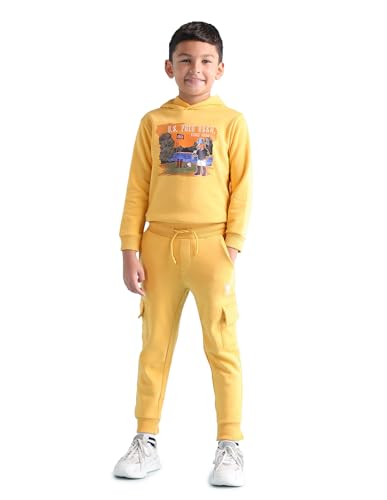 Image of Regular fit Boys Cotton Track Pants
