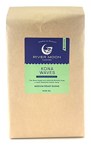 River Moon Kona Waves Hawaiian Blend Coffee 5 lbs