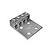 Morris 90875 Mechanical Lug, Four Conductors, Four Hole Mount, Aluminum, 500 MCM-No. 4 SOL.50-inch Bolt