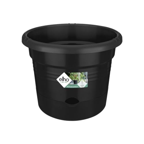 Elho Green Basics Tomaten Pot 33 - Vaso Per Esterno Coltura E Raccolta - Ø 33.5 X H 26.0 Cm - Nero/Living Black
