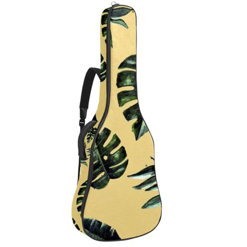Housse de guitare acoustique motif constellation galaxie multicolore avec bandoulière