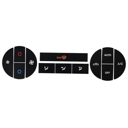 Autocollants réparation bouton climatisation Ford Mondeo pour usure