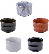 Amazon.com | Asayu Japan Ceramic Sake Ochoko Cups Set of 5, 5PCS