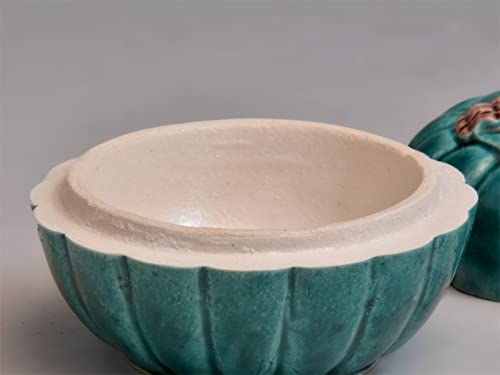 Amazon.co.jp: 清閑寺窯 三代 杉田祥平（造）青交趾菊蟹香合 共箱 香