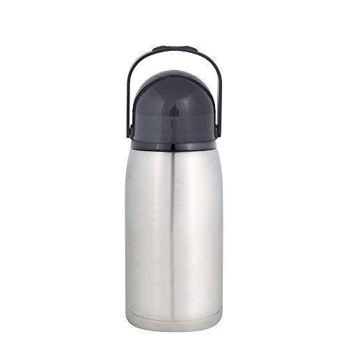 Garrafa Térmica De Pressão Nobile Total Inox 2 Litros Mor