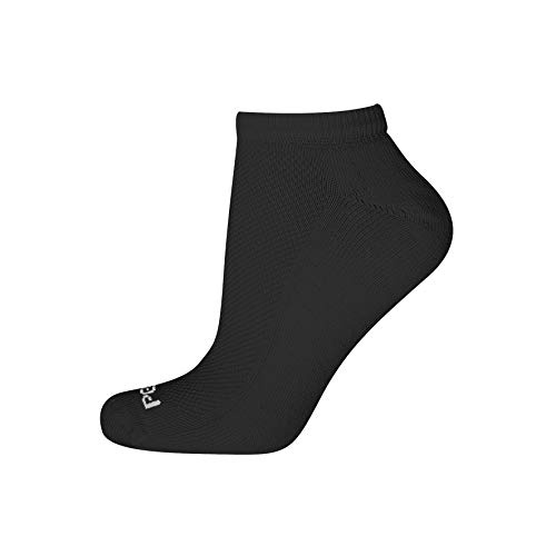 Meia Esportiva Cano Invisível 3 Pares, Penalty, Adulto Unissex, Branco/Cinza/Preto, 33-38
