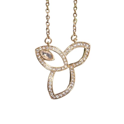 Collier femme luxe oxyde de zirconium cubique anti-ternissement pour mariage
