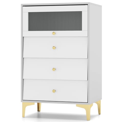 LOKO 3 Drawer Dresser, 37.5" Tall Dresser Chest of Drawers