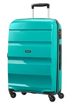 American Tourister BON AIR - Spinner M, Valigia, 66 cm, 57.5L, Turchese (Deep Turquoise)