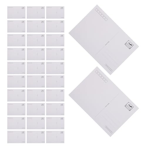 Cartes postales vierges en papier cartonné blanc pour vos ateliers peinture