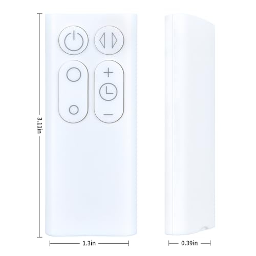 GOUYESHO Télécommande de rechange compatible avec Dyson AM06 AM07 AM08 Air Multiplier Tower Ventilateur, numéro de modèle 965824-01, 965824-02, ‎63456-01 – vue 5