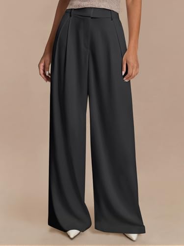 NIMIN High Waisted Work Pants for Women Business Casual 2025 Work Dressy Trousers Slacks-Size of Medium2