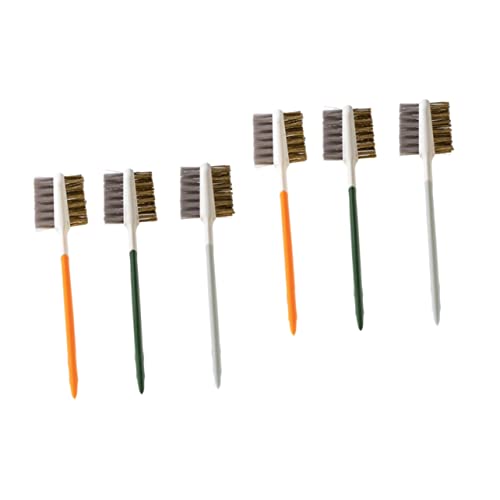 STOBAZA 6 Pcs Handle Wire Brush Paint Tools Scrubber Plumbing Tools Gas Range Cleaner Rust Cleaner Brushe Tube Cleaning Brush Stovetop Brush Gas Stove Cleaning Brush Steel Wire