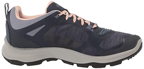 Keen Women's Terradora Flex Low Height Waterproof Hiking Shoes, Vintage Indigo/Peachy, 7.5 #TOP5