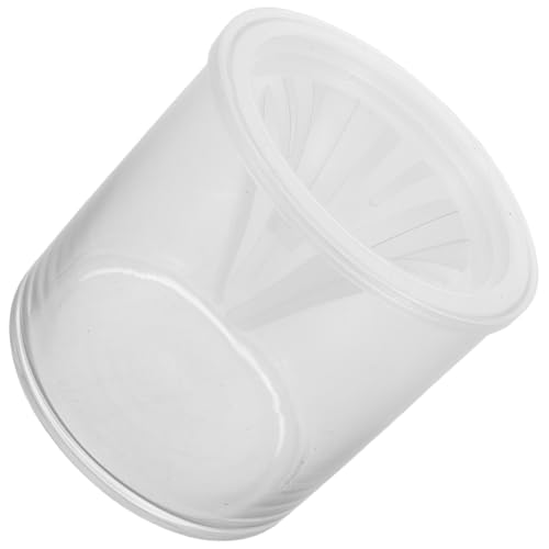 Toyvian Jarrón Hidropónico de Vidrio 10X10 CM con Maceta de Red Orificio Florero Transparente para Propagación de Plantas Cultivo Hidropónico de Bulbos y Esquejes Interior