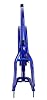 MICARGI Mustang Stretch Cruiser Bike Frame,26-in Steel Frame with Bike Chain Suitable for Lowrider Bike, Chopper Bike, and Electric Bike Conversion (Blue) #4