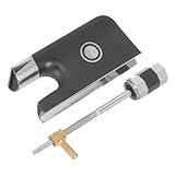 BAZEITFLOW Cello Bogenfrosch Metall Ersatzteil mit Schraube Robustes Musikinstrumentenzubehör für...