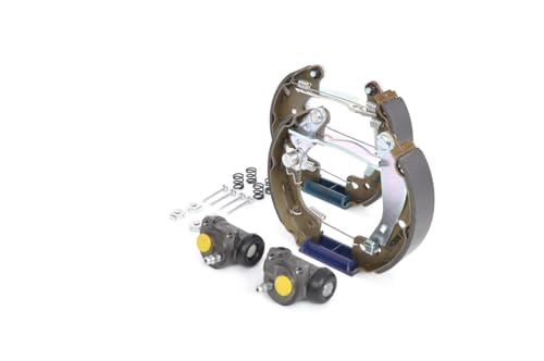 Bosch KS199 Kit Super Pro - Rear drum brake kit - 1 pre-assembled set, 2 wheel brake cylinders, 4 brake shoes
