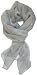 LibbySue-Silk Blend Oblong Chiffon Scarf in Solid Colors