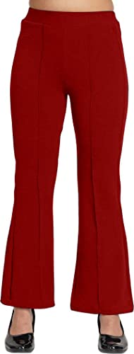 Image of YOZO Women's Regular Fit Cotton Blend Trouser