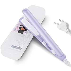 Akozon 2-in-1 Mini Glätteisen Lockenstab