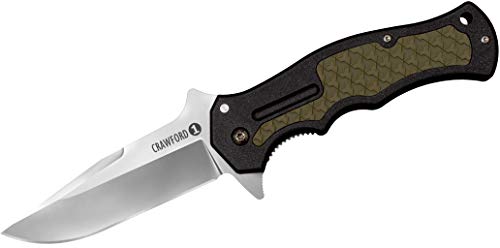 Cold Steel Crawford Model 1 Folding Knife with Pocket Clip, 3 1/2