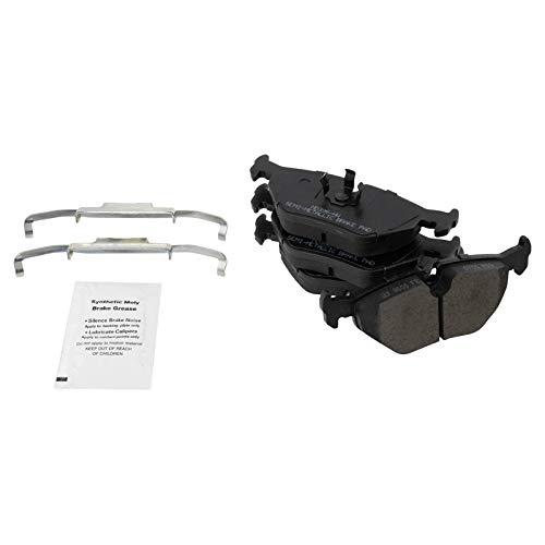 Image of TRQ Rear Brake Pad & Rotor Kit Compatible with 1997-2003 BMW