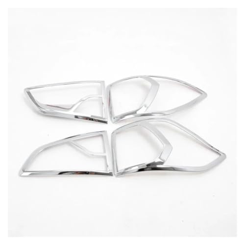 Marco de faro trasero cromado para Ford Ecosport 2013-2016 cubierta protectora abs de lujo