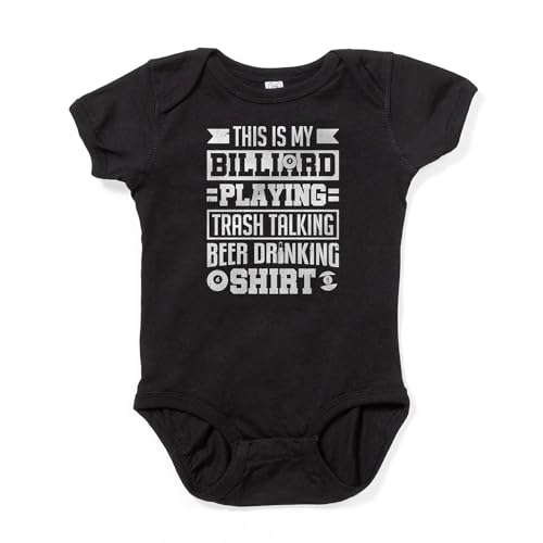 Image of CafePress Billiards This is My Billiard Playing Be Body Suit Cute Infant Bodysuit Baby Romper Dark