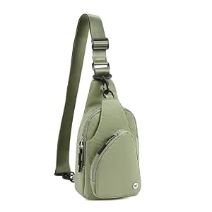 WESTBRONCO Small Sling Bag for Women Nylon Crossbody Sling Backpck Lightweight for Travel Casual Daily