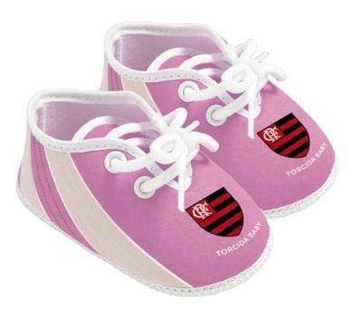 Chuteira Bebê Flamengo Rosa Torcida Baby