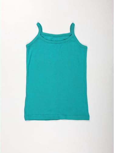 Image of KiddoPanti Girls 100% Cotton Rib Solid Camisole Tank Top Pack of 3