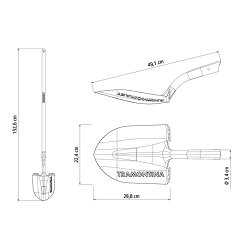 Tramontina Pá De Bico, Cabo De Madeira 120 Cm