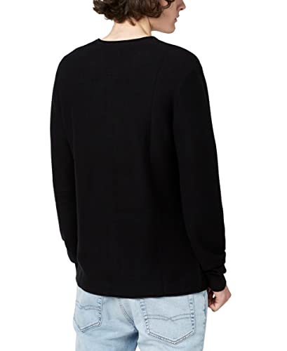 Buffalo David Bitton Men's Sweater, Black, L #TOP1