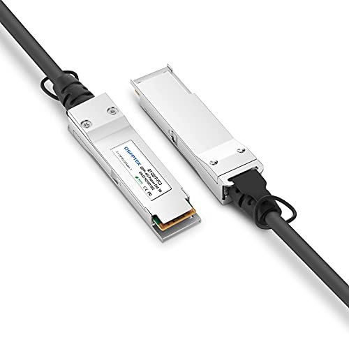Image of 40G QSFP DAC, 3M (10ft) Passive Direct Attach Copper Twinax Cable Compatible with Cisco QSFP-H40G-CU3M