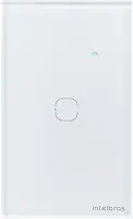 Interruptor Touch Inteligente Zigbee com 1 Tecla EZS 1001 Branco Intelbras