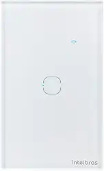 Interruptor Touch Inteligente Zigbee com 1 Tecla EZS 1001 Branco Intelbras