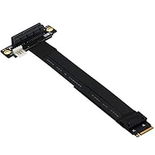 M Key Extension M.2 NGFF Key M to PCIe 3.0 4X Extension Cable m.2 Key m to pci-e 4X 90Right Angle PCI-E Slot