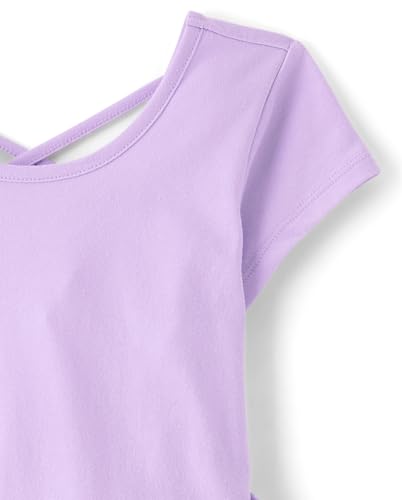 Image of The Children's Place Girls' Short Sleeve Basic Skater Dress 2 Pack