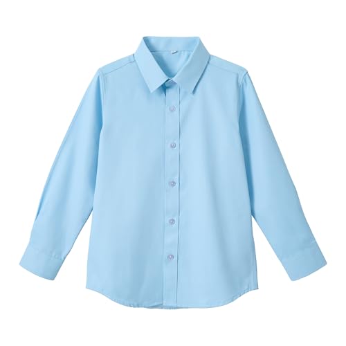 Chemise à manches longues pour garçons Lolanta blanche uniforme scolaire