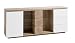 Produktbild Robas Lund Helsinki Sideboard Kommode, weiß matt/Eiche/Hirnholz, B/H/T ca. 180/75/40 cm
