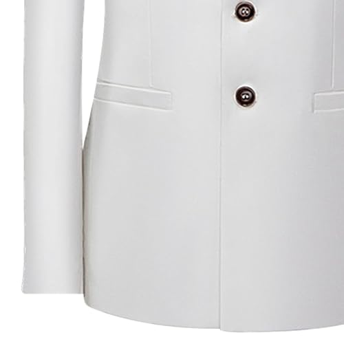 Men's Chinese Style Slim Fit Blazers Solid Color Business Traditional Suit Jacket Mandarin Collar Dress Sport Coat3