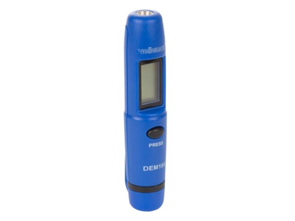 Velleman Termometr na podczerwień, -50°C do +260°C, wyświetlacz LCD, automatyczne wyłączanie, kompaktowy