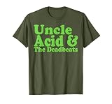 Uncle Acid The Deadbeats Camiseta, Hombre, Verde Oliva, L