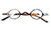 Loovit Small Round Retro Reading Glasses Mens Womens Spring Hinge Readers (One pair/Leopard, 2.0)