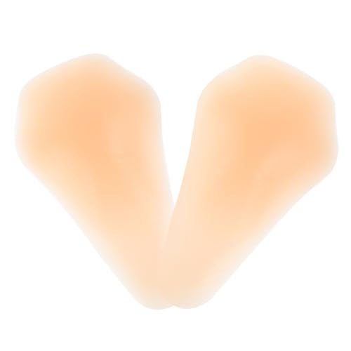 balacoo 1Pair Silicone Knee Pads for Ice Skating Adhesive Protective Pads for Knee Support Flexible and Breathable Design Comfortable Cushioning for Snowboarding and Skating