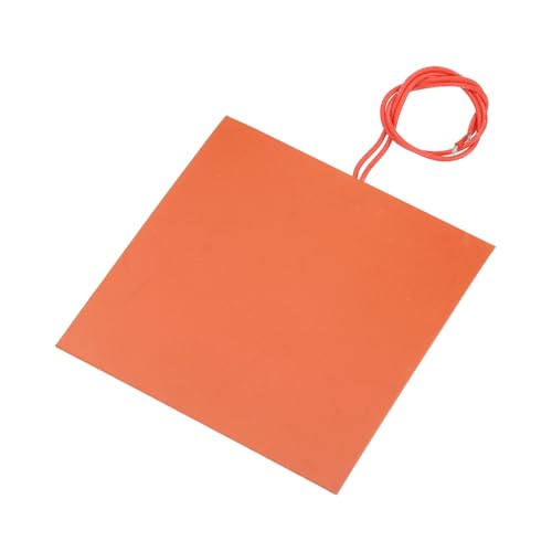 MECCANIXITY 1pcs Silicone Heating Pad, 12V 150W Heater Film Flexible Heating Plate 150mmx150mm Heater Mat for Constant Temperature