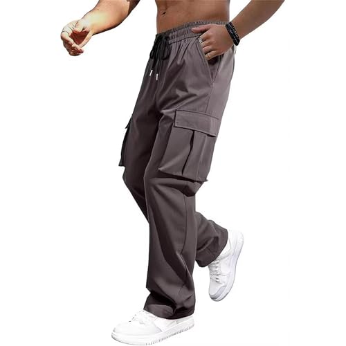Pantalon de randonnée extensible en coton avec cordon de serrage