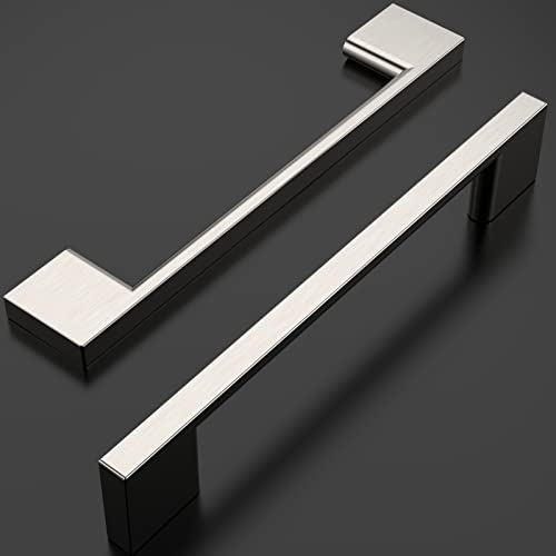 Amerdeco 10 Pack Brushed Satin Nickel Cabinet Pulls - 5 Inch(128MM) Hole Centers Kitchen Handles for Cabinets and Cupboards - ZH0060 by Amerdeco - Image 3