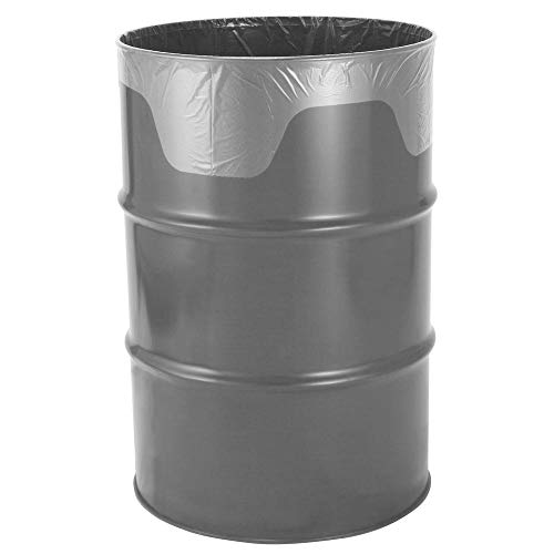 HDX 55 Gallon Clear Heavy-Duty Flap Tie Drum Liner Trash Bags (40-Count) - Image 5